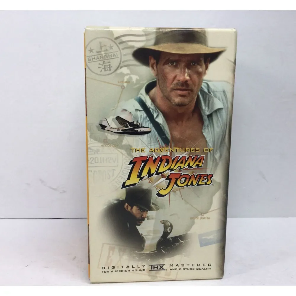 The Adventures of‎ Indiana Jones Lucas Films VHS Boxed Set of Three